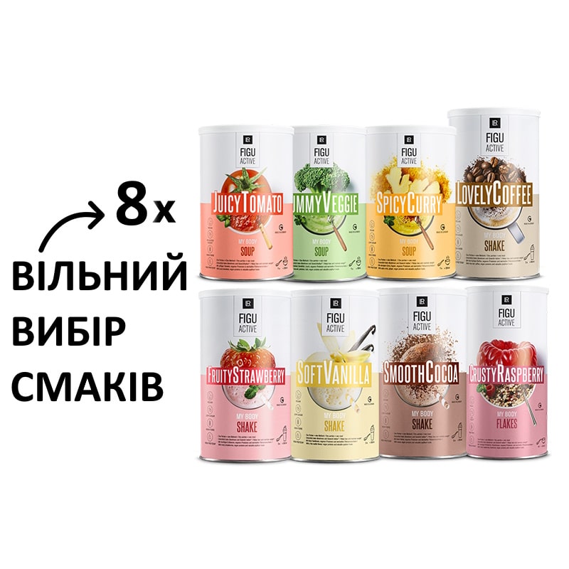 Коктейль ЛР 8шт на вибір LR Body Mission